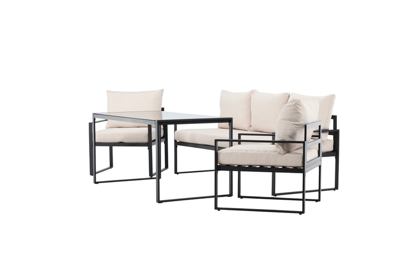 Catania Soffgrupp Utomhus 5-sits - Svart - Utemöbler - Loungemöbler - Soffgrupp utomhus