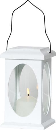 Flamme Lykta 13.5 cm - vit - Trädgård & spabad - Utemiljö - Altan & terrass - Altanbelysning