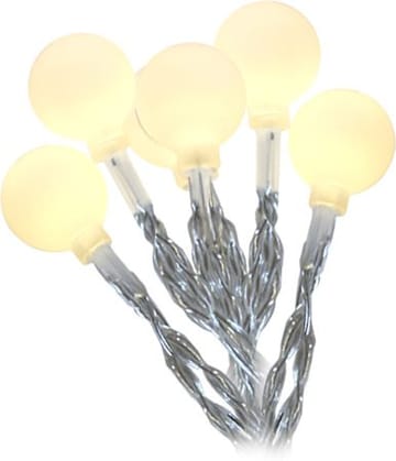 Globini Solcellsslinga - vit - Inredning - Julpynt & helgdekoration - Julpynt & juldekoration - Plastgran