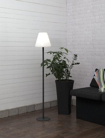 Golvlampa Kreta 150 cm - Grå / Svart - Trädgård & spabad - Utemiljö - Altan & terrass - Altanbelysning