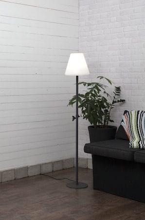 Golvlampa Kreta 150 cm - Grå / Svart - Trädgård & spabad - Utemiljö - Altan & terrass - Altanbelysning