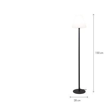 Golvlampa Kreta 150 cm - Grå / Svart - Trädgård & spabad - Utemiljö - Altan & terrass - Altanbelysning