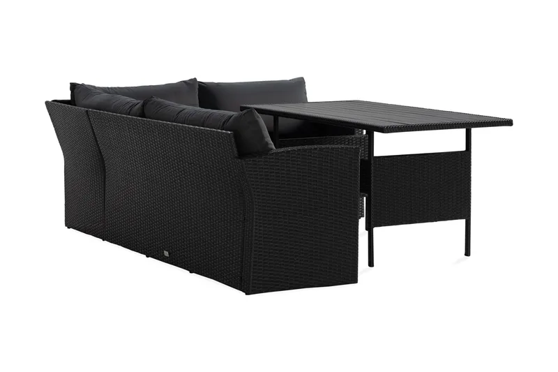 James Light Soffgrupp Utomhus  5-sits - Svart - Utemöbler - Loungemöbler - Soffgrupp utomhus
