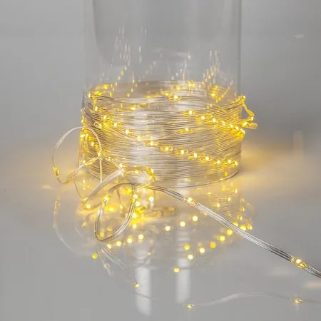 LED-ljusslinga Jul Dew Drop Micro 36 m 480 ljus Varmvit, Transparent