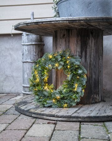 LED-ljusslinga Jul Dew Drop Micro 7 m 96 ljus Varmvit Batteridriven - Grön - Trädgård & spabad - Utemiljö - Altan & terrass - Altanbelysning