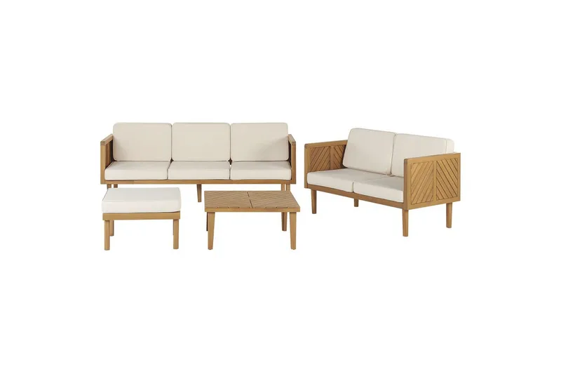 Loungegrupp med 2 sits soffa Baratti - Utemöbler - Loungemöbler - Soffgrupp utomhus