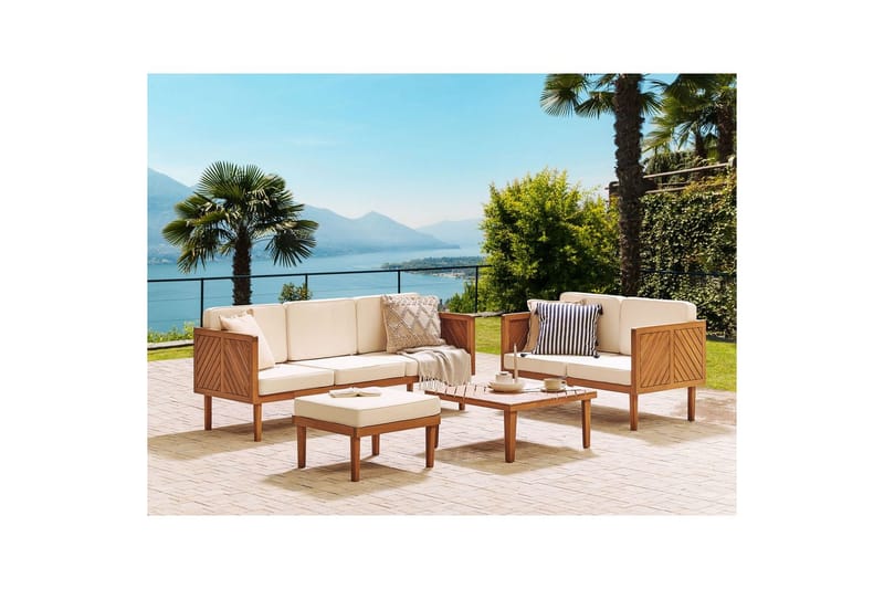 Loungegrupp med 2 sits soffa Baratti - Utemöbler - Loungemöbler - Soffgrupp utomhus