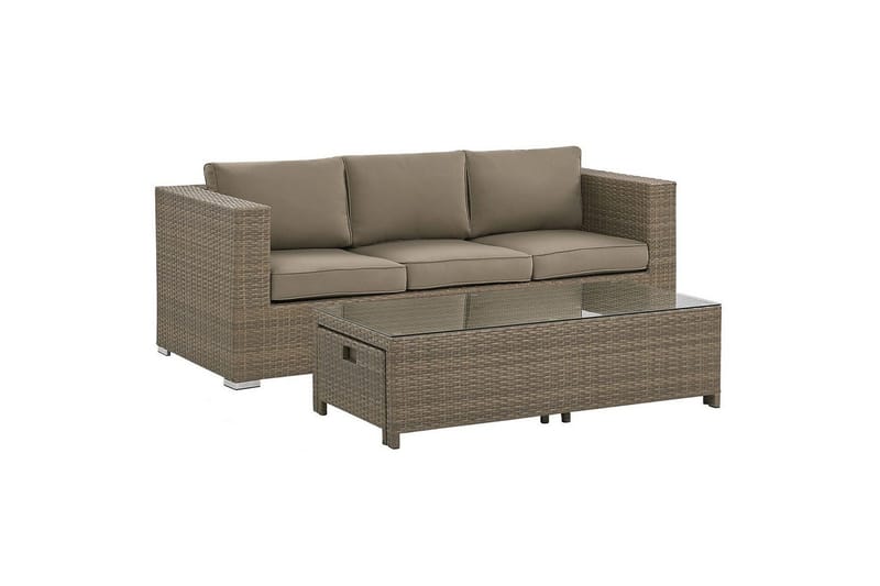 Loungegrupp med bord Belluno - Utemöbler - Loungemöbler - Soffgrupp utomhus