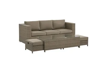 Loungegrupp med bord Belluno - Utemöbler - Loungemöbler - Soffgrupp utomhus