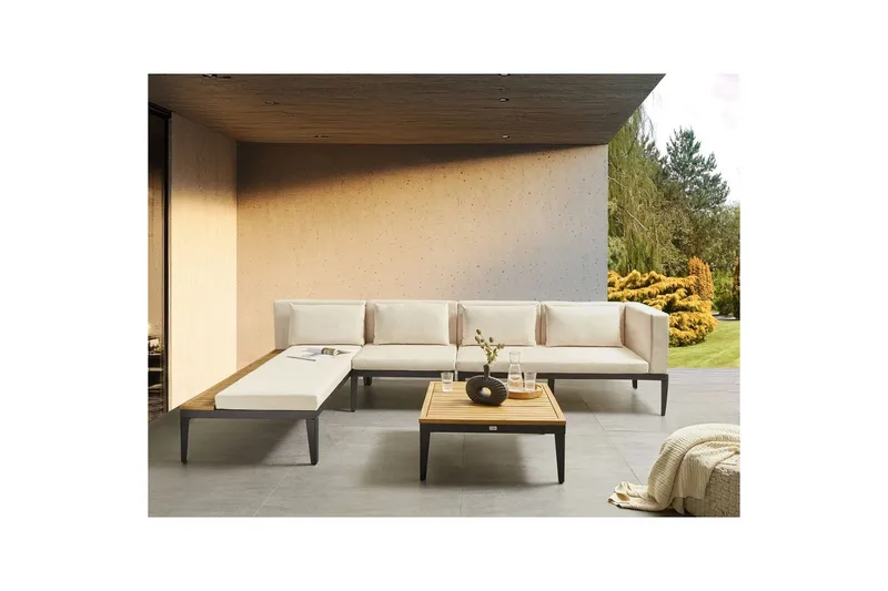 Loungegrupp med bord Bracciano 4-Sits - 4-Sits - Utemöbler - Loungemöbler - Soffgrupp utomhus