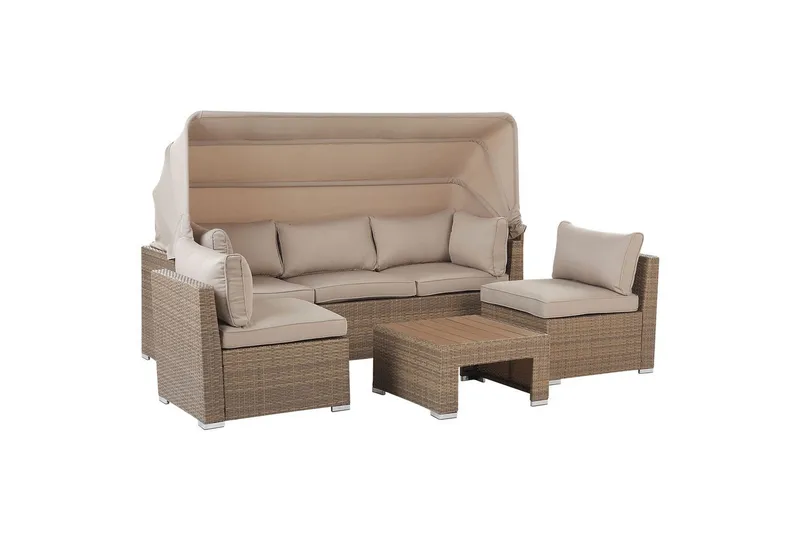 Loungegrupp med bord Coccolia - Utemöbler - Loungemöbler - Soffgrupp utomhus