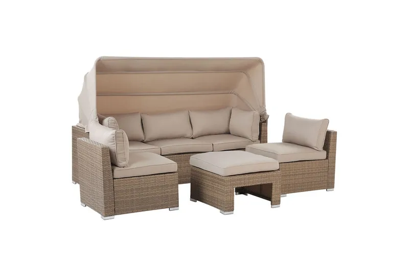 Loungegrupp med bord Coccolia - Utemöbler - Loungemöbler - Soffgrupp utomhus