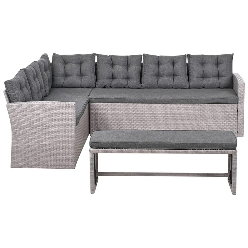 Loungeset Viterbo - Utemöbler - Loungemöbler - Soffgrupp utomhus