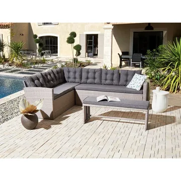 Loungeset Viterbo - Utemöbler - Loungemöbler - Soffgrupp utomhus