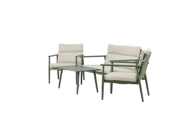 Mazzaro Soffgrupp Utomhus 4-sits - Grön/Beige - Utemöbler - Loungemöbler - Soffgrupp utomhus