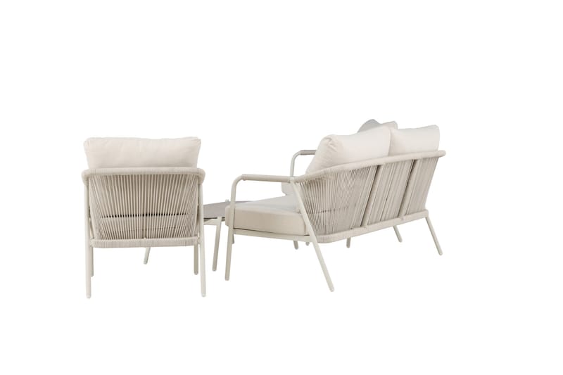 Sicily Soffgrupp Utomhus 4-sits - Beige - Utemöbler - Loungemöbler - Soffgrupp utomhus