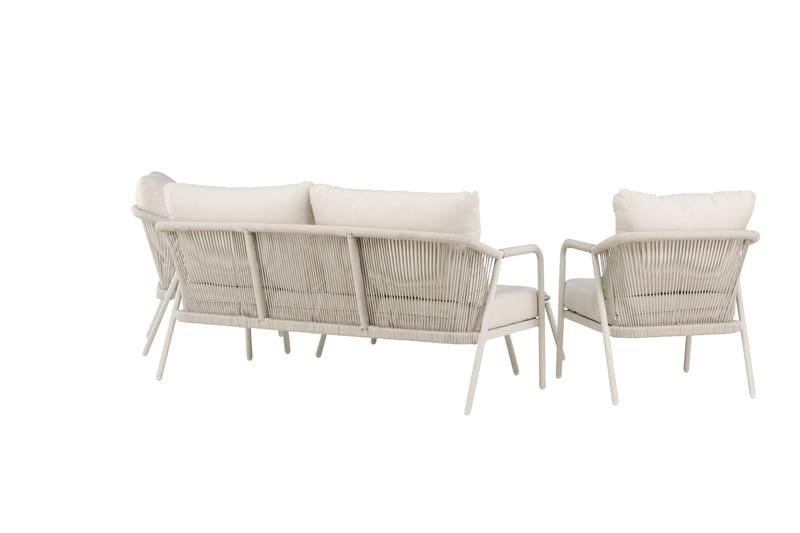 Sicily Soffgrupp Utomhus 4-sits - Beige - Utemöbler - Loungemöbler - Soffgrupp utomhus