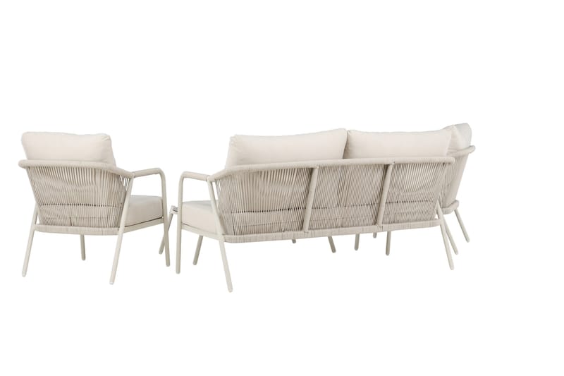 Sicily Soffgrupp Utomhus 4-sits - Beige - Utemöbler - Loungemöbler - Soffgrupp utomhus