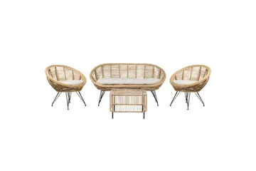 Soffgrupp med bord Maratea/Cesenatico - Utemöbler - Loungemöbler - Soffgrupp utomhus