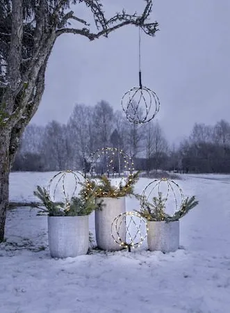 Sphere Utomhusdekoration belysning 30 cm - Svart - Trädgård & spabad - Utemiljö - Altan & terrass - Altanbelysning