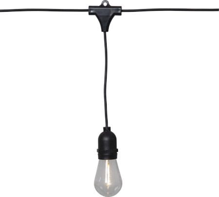 String Light Ljusslinga - transparent och svart - Trädgård & spabad - Utemiljö - Altan & terrass - Altanbelysning