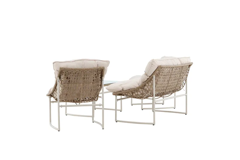 Tina Soffgrupp Utomhus 4-sits - Beige - Utemöbler - Loungemöbler - Soffgrupp utomhus