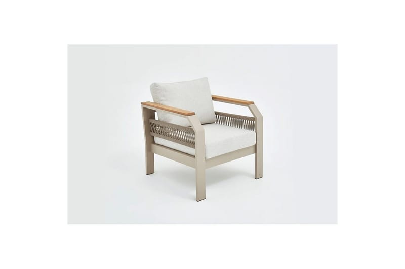 Trädgårdsloungeset Farra Beige - Beige - Utemöbler - Loungemöbler - Soffgrupp utomhus