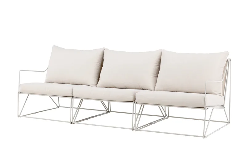 Usteryd 3 sits Loungesoffa - Beige - Utemöbler - Loungemöbler - Loungesoffa