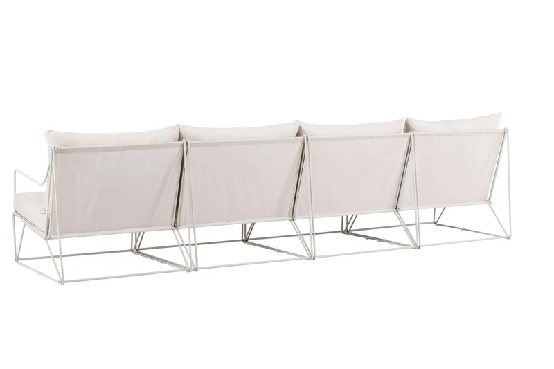 Usteryd 4 sits Loungesoffa - Beige - Utemöbler - Loungemöbler - Loungesoffa