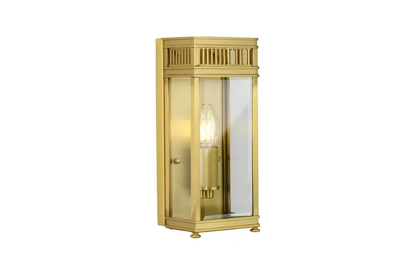 Holborn Elstead Lighting Vägglampa utomhus, Brass