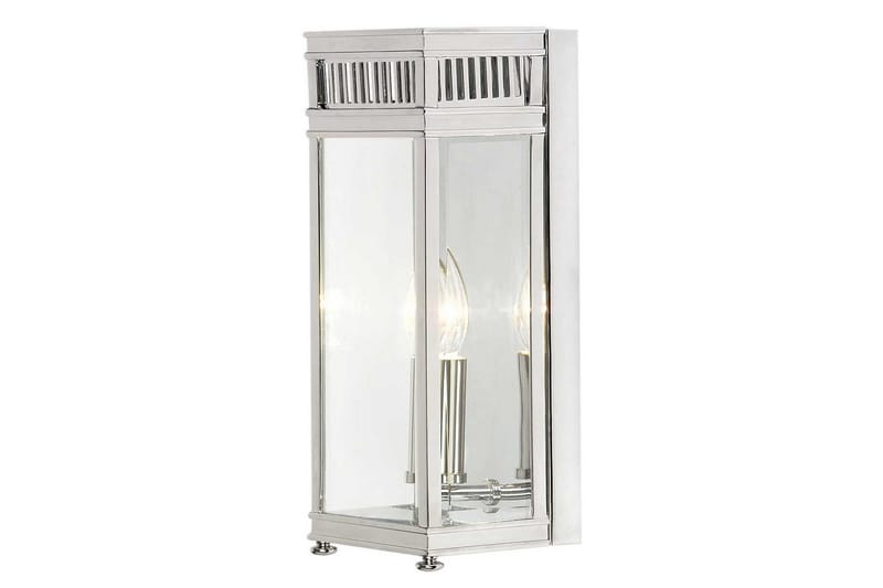 Holborn Elstead Lighting Vägglampa utomhus - Chrome - Trädgård & spabad - Utemiljö - Entré - Entrébelysning