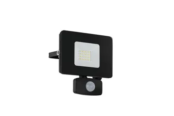 Väggstrålkastare Utebelysning Eglo Faedo 3 med Sensor 20W, Svart - Svart - Trädgård & spabad - Utemiljö - Entré - Entrébelysning
