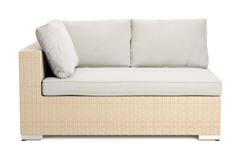 Bahamas Vänstermodul utomhus 140 cm, Beige