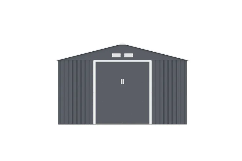 Förråd och redskapsbod Jerone 13,2 m² Mörkgrå - Trädgård & spabad - Uterum & fritidshus - Förråd & bodar - Förrådsbod