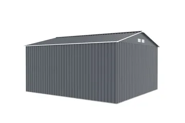 Förråd och redskapsbod Jerone 13,2 m² Mörkgrå - Trädgård & spabad - Uterum & fritidshus - Förråd & bodar - Förrådsbod