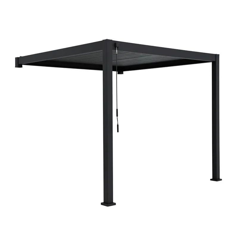 Paviljong Örnvik-111 3x4M Väggmonterad, mörkgrå