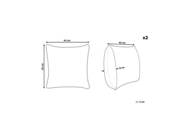 Prydnadskuddar Pudding set om 2 - Textil & mattor - Filtar, kuddar & plädar - Prydnadskudde & kuddfodral