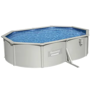 Bestway Stålväggspool Oval 5x3,6 m Hydrium (56586) - Trädgård & spabad - Utomhusbad - Pool - Pool ovan mark