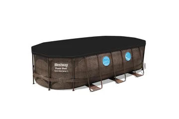 Bestway Power Steel Swim Vista II Ovanmarkpool  5,49x2,74 m - Bestway - Trädgård & spabad - Utomhusbad - Pool - Pool ovan mark
