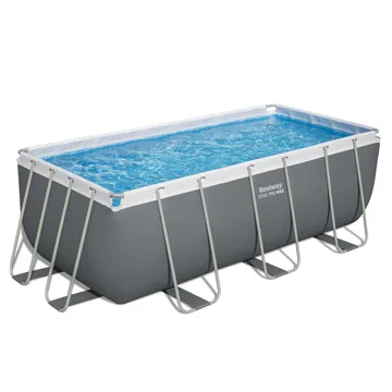 Bestway pool ovan mark 4,1x2m - 122cm djup | Power Steel (56456) - Trädgård & spabad - Utomhusbad - Pool - Pool ovan mark
