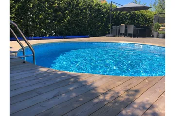 Planet Pool Stålväggspool Premium Rund 3,5x1,5m Inbyggd L:Ca - Planet Pool - Trädgård & spabad - Utomhusbad - Pool - Pool ovan mark
