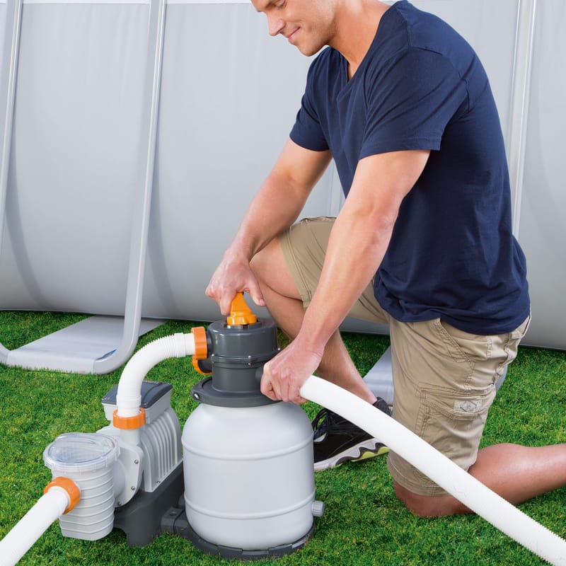 Bestway Flowclear sandfilterpump till ovanmarkpool | 1100-42300 liter - Trädgård & spabad - Utomhusbad - Pool & sparengöring - Sandfilter