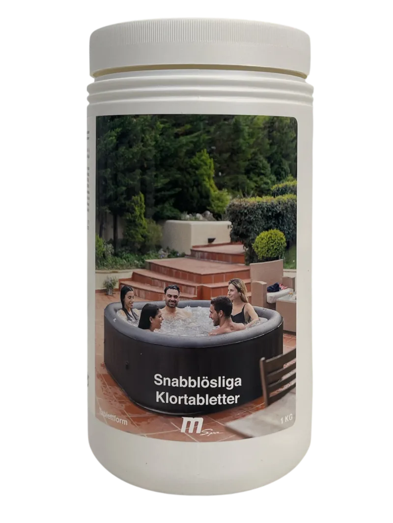 Vattenvårdskemikalier MSpa Klortabletter Snabbverkande