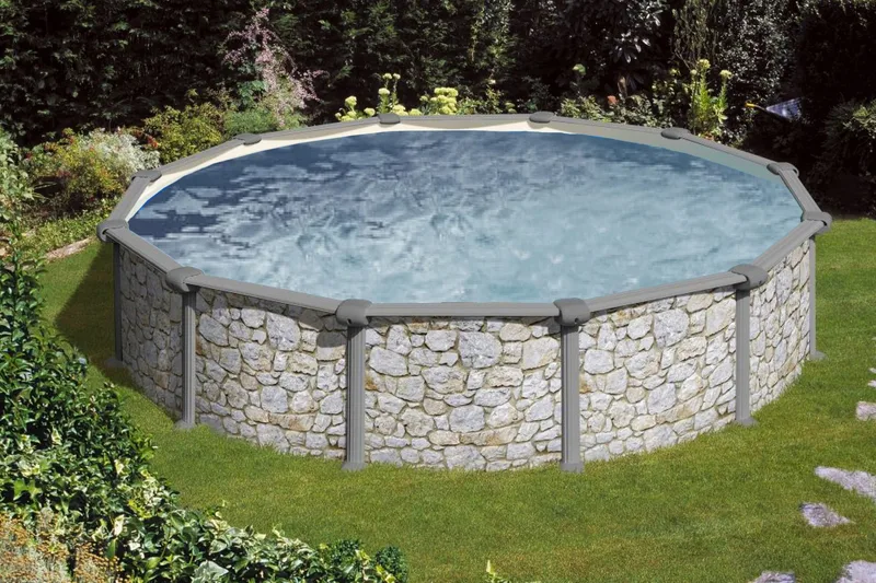 Planet Pool Canyon Premium Ovanmarkspool - Ø460 cm - Trädgård & spabad - Utomhusbad - Pool - Pool ovan mark