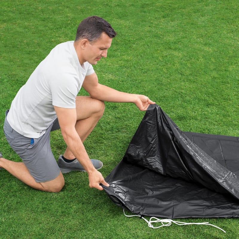 Poolöverdrag Flowclear™ 3,96m Svart - Bestway - Trädgård & spabad - Utomhusbad - Pool & spatillbehör - Övriga pooltillbehör