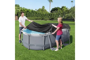 Poolöverdrag Flowclear™ 3.05 x 2 m Svart - Bestway - Trädgård & spabad - Utomhusbad - Pool & spatillbehör - Övriga pooltillbehör