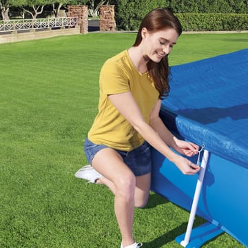 Rektangulärt poolöverdrag Flowclear™ 2,59 x 1,7m Blå - Bestway - Trädgård & spabad - Utomhusbad - Pool & spatillbehör - Övriga pooltillbehör