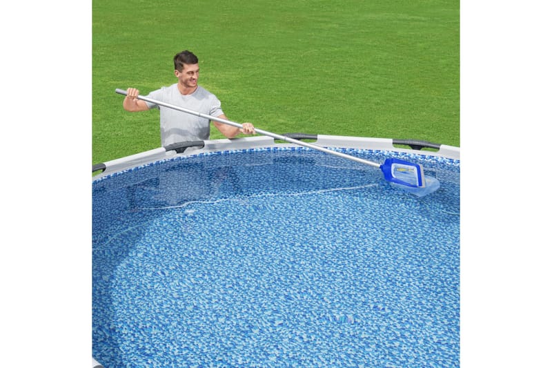 Flowclear AquaRake Pool Leaf Skimmer Rund 3 cm Blå - Bestway - Trädgård & spabad - Utomhusbad - Pool & spatillbehör - Poolhåv