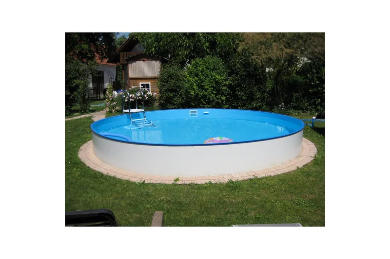 Stålväggspool Planet Pool Premium Rund Ø 3,5 m, Persia Blå, 1,5 m, Ø 3,5 m, Persia Blå, 1,5 m