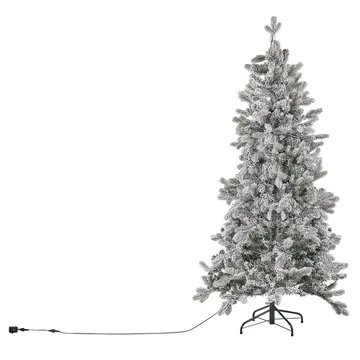 Tatlow Snöig Plastgran 180 cm med Belysning - Grön|Vit - Inredning - Julpynt & helgdekoration - Julpynt & juldekoration - Plastgran